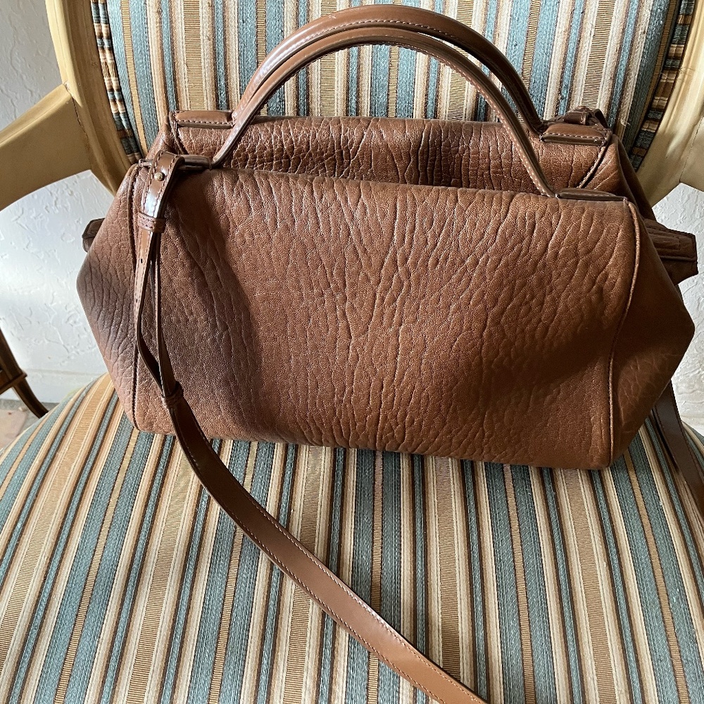 M. Gemi 30 Studio Maggio Essa leather Satchel Bag.